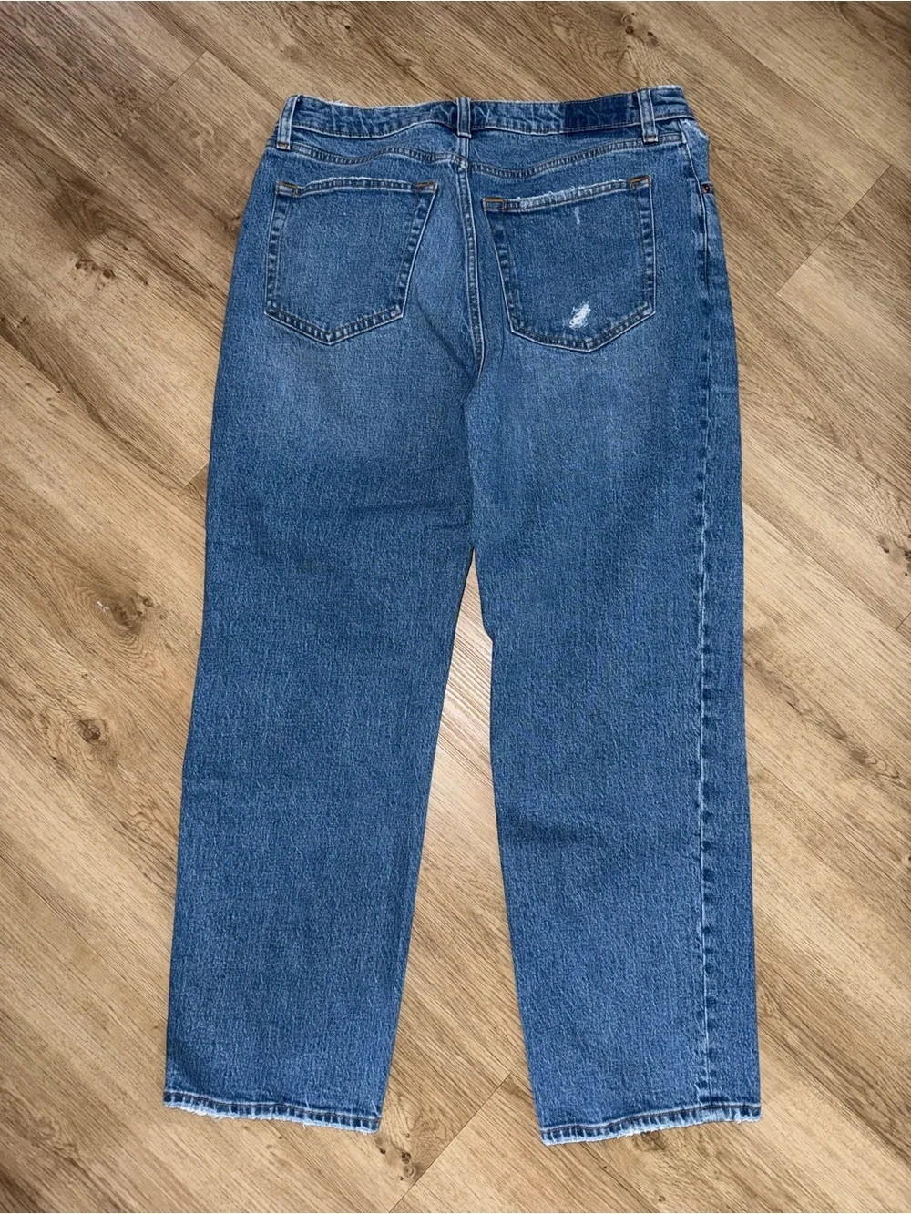 Abercrombie curve love dad jeans high-rise